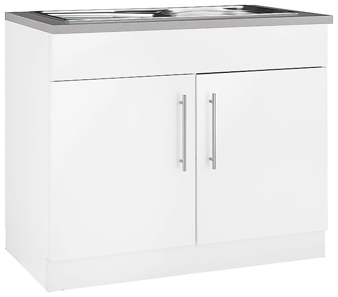 wiho Küchen Spülenschrank "Cali, TOPSELLER" 100 cm breit günstig online kaufen