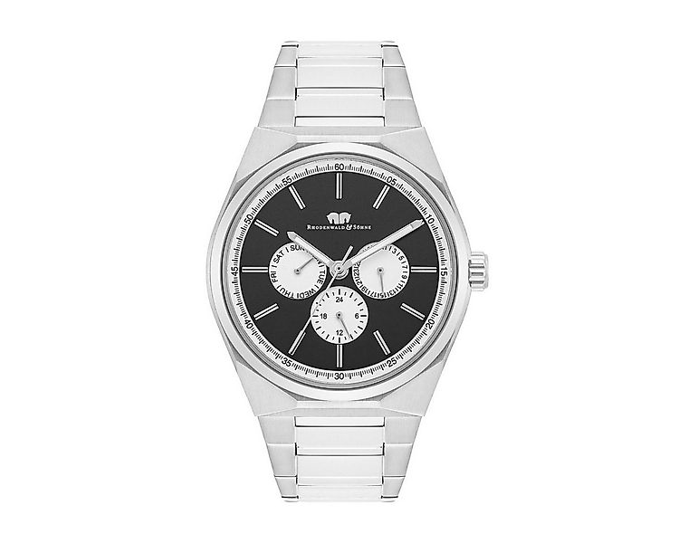 Rhodenwald & Söhne Multifunktionsuhr Cooledge silber, Armband aus Edelstahl günstig online kaufen