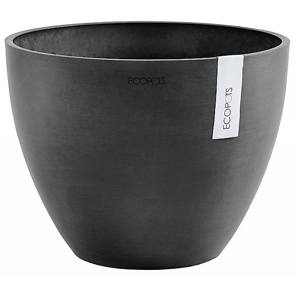 ECOPOTS Blumentopf ANTWERP Dark Grey, BxTxH: 30x30x25,5 cm günstig online kaufen