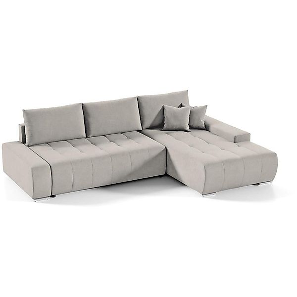 Beautysofa Ecksofa DRACO mit Schlaffunktion und günstig online kaufen