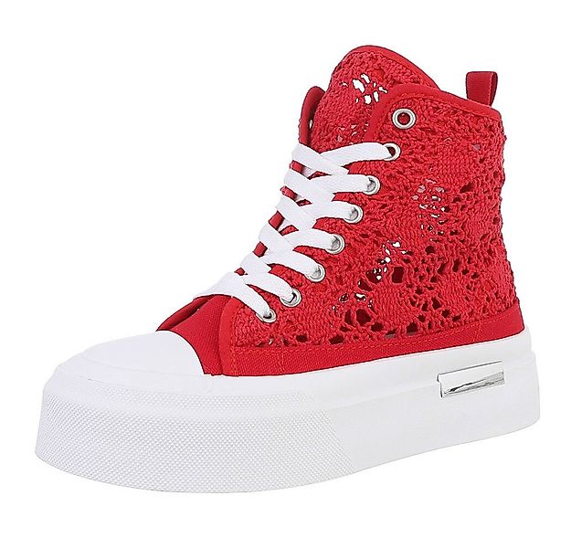 Ital-Design Damen High-Top Freizeit Sneakerboots (88828287) Flach Sneakers günstig online kaufen