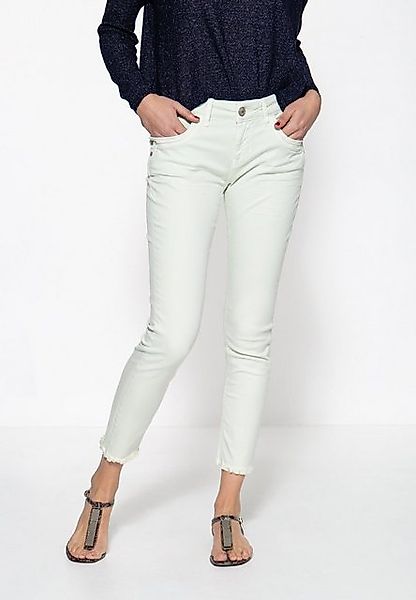 ATT Jeans 5-Pocket-Jeans Leoni mit offenen Saumkanten und leichter Waschung günstig online kaufen