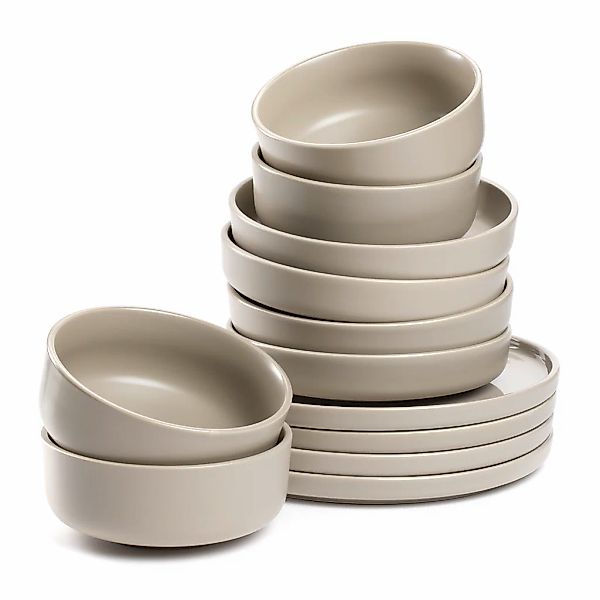 LEONARDO Geschirr-Set "ROMA, Geschirrset, 12-teilig" Service, spülmaschinen günstig online kaufen