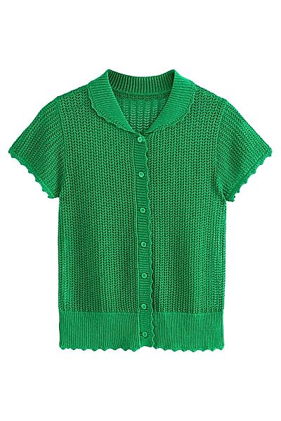 LAURA ASHLEY Kurzarmbluse Laura Ashley durchgeknöpftes günstig online kaufen
