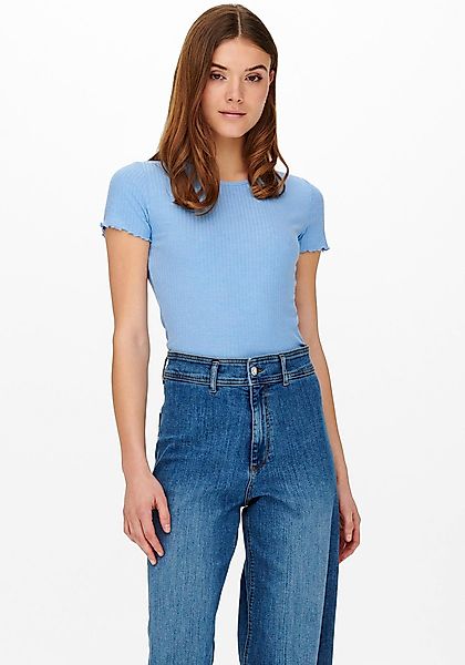 ONLY Rundhalsshirt ONLEMMA S/S SHORT TOP günstig online kaufen