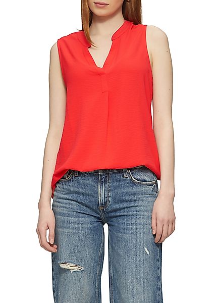 QS Klassische Bluse ohne Ärmel günstig online kaufen