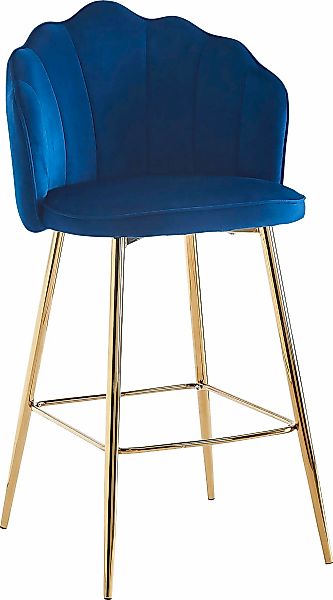 SalesFever Barhocker "Clam Barstuhl mit Stil" Set, 2er Set, Extravagantes M günstig online kaufen