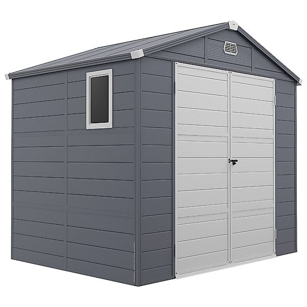 Outsunny Gerätehaus 4,1m³, mit Pultdach, mit günstig online kaufen