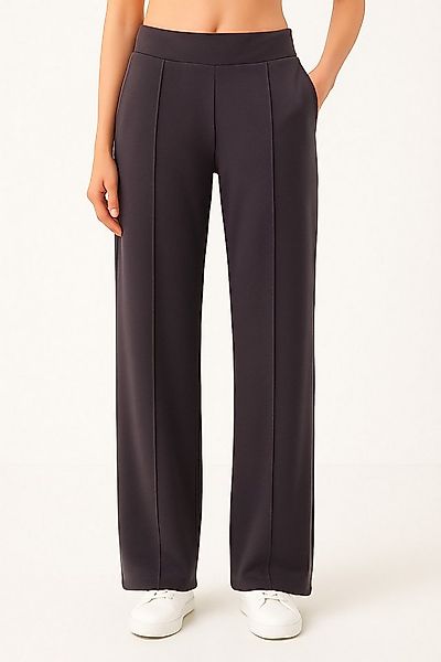 Smith & Solo Jogginghose Damen, Viskose Hose, Elegant Freizeithose Knitterf günstig online kaufen