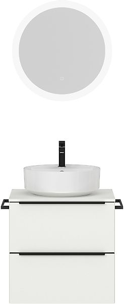 nobilia® Badmöbel-Set »Alvene« vormontiert, mit Soft-Close, 2 Stk. tlg. ink günstig online kaufen