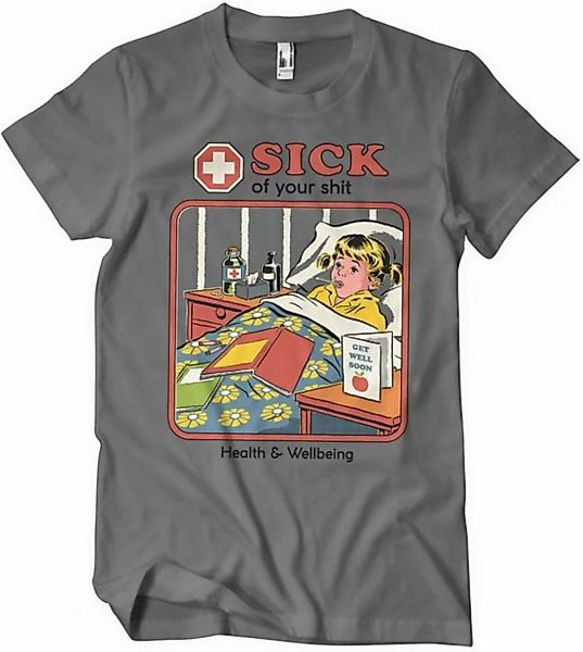 Steven Rhodes T-Shirt Sick Of Your Shit T-Shirt günstig online kaufen