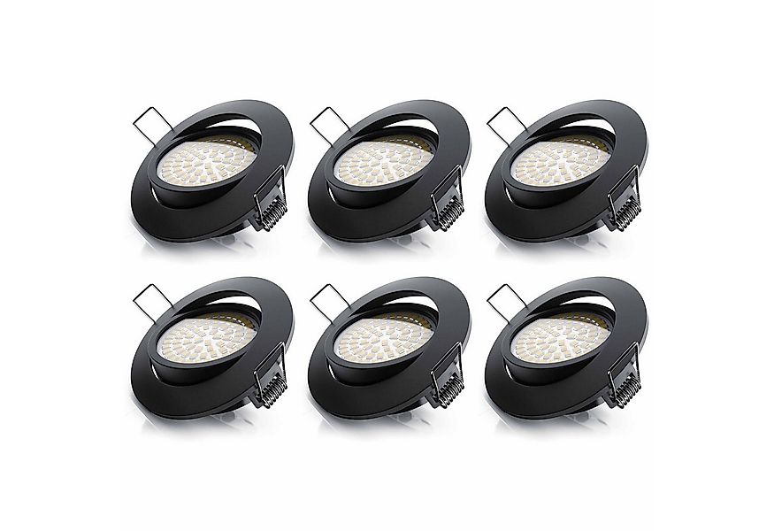 Brandson LED Einbaustrahler dimmbar & schwenkbar, Deckenspots, Aluminium Ra günstig online kaufen