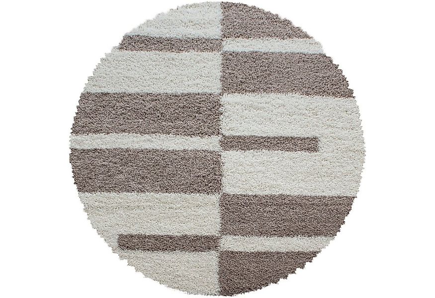 Ayyildiz Teppiche Hochflor-Teppich Gala Shaggy 2505, rund, Höhe: 30 mm, Woh günstig online kaufen