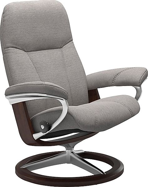 Stressless Relaxsessel "Consul", mit Signature Base, Größe M, Gestell Braun günstig online kaufen