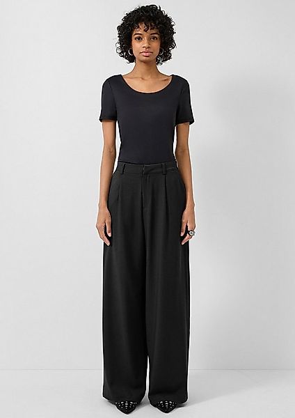 QS Chinos Hose Bundfaltenhose, QS x Vanessa Mai günstig online kaufen