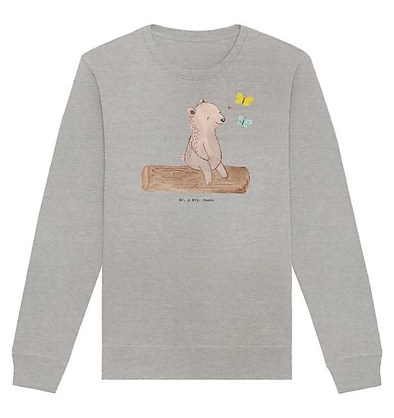 Mr. & Mrs. Panda Longpullover Bär Naturliebhaber Größe XS - Heather Grey - günstig online kaufen