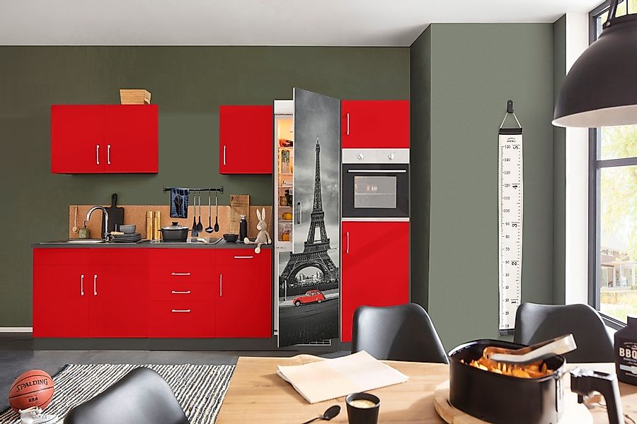KOCHSTATION Küchenzeile »KS-Paris«, ohne E-Geräte, Breite 330 cm günstig online kaufen
