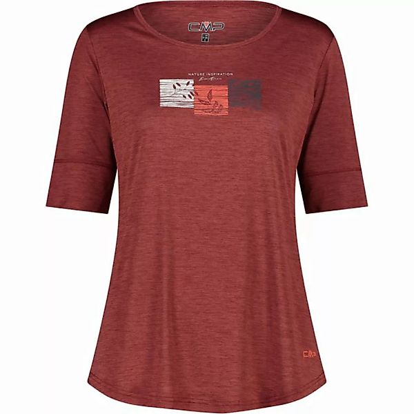 CMP T-Shirt WOMAN T-SHIRT GRANATA MEL. günstig online kaufen
