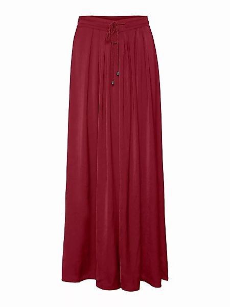 VERO MODA High Waist Loose Fit Hose Damen Rot günstig online kaufen