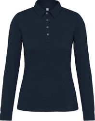 Kariban Langarm-Poloshirt Langarm-Polohemd für Damen aus günstig online kaufen