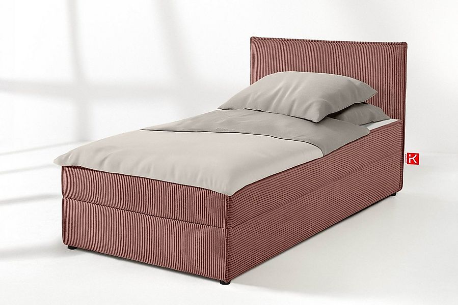 KONSIMO® Jugendbett Einzelbett, Polsterbett ROTI, Tagesbett (90 cm x 200 cm günstig online kaufen