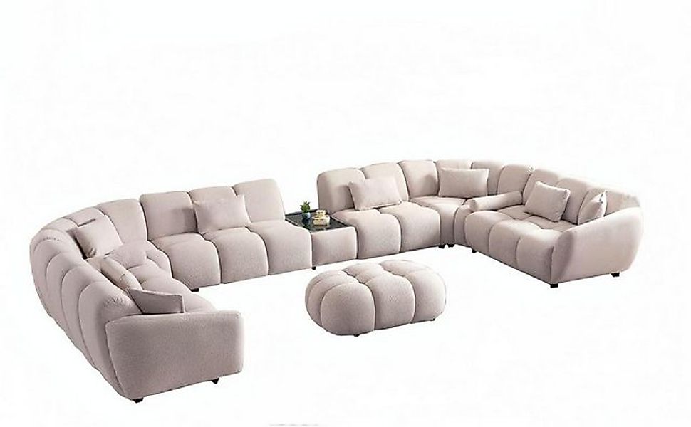 Xlmoebel Ecksofa U-förmiges Ecksofa Wohnlandschaft Polstergarnitur Couch Ec günstig online kaufen