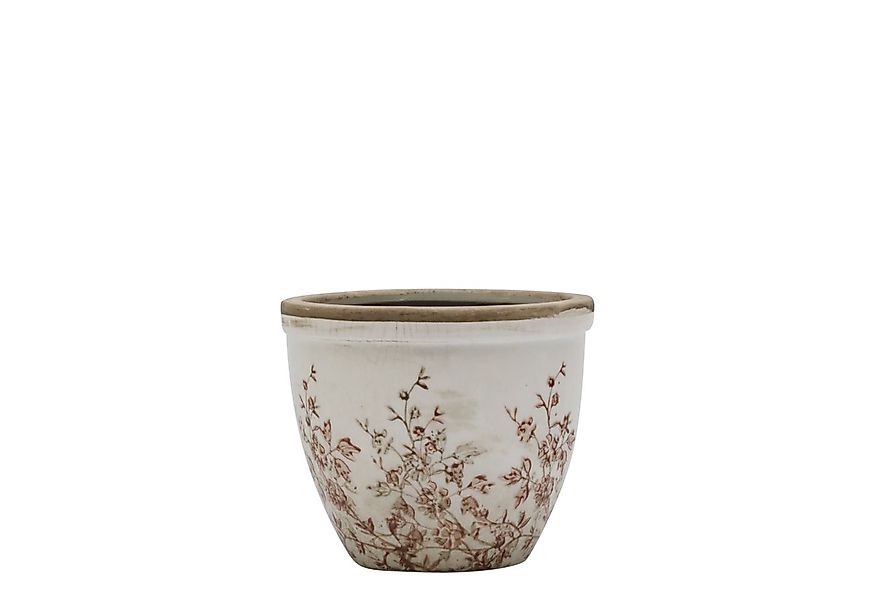 Chic Antique Übertopf Chic Antique * Chaville Übertopf H13/D15 cm creme Ker günstig online kaufen