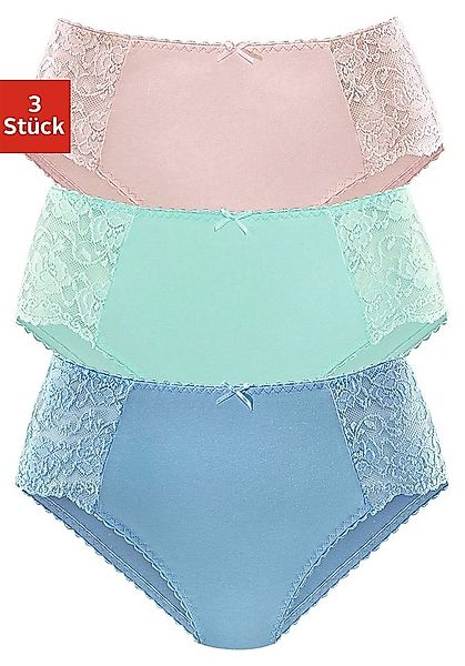 petite fleur Hüftslip, (3er-Pack), aus elastischer Baumwoll-Qualität günstig online kaufen