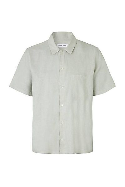 Samsoe & Samsoe Langarmhemd Herren Hemd mit Leinen AVAN JF SHIRT (1-tlg) günstig online kaufen