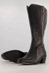 Ulla Popken Leder-Cowboystiefel 3 XL-Schaft Stickerei günstig online kaufen