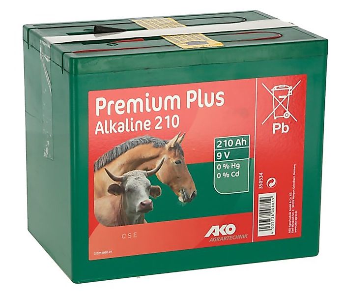 Kerbl Weidenzaun Kerbl AKO Batterie Alkaline 9 V, 175 Ah, 350531 günstig online kaufen