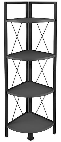 VCM Standregal Holz Metall Eckregal Bücher günstig online kaufen