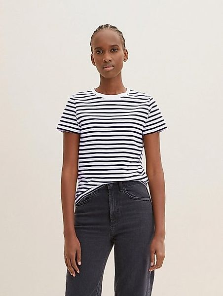 TOM TAILOR Denim T-Shirt T-Shirt mit Streifenmuster günstig online kaufen
