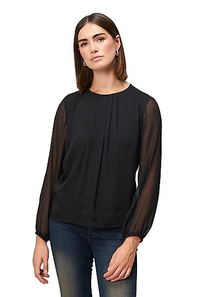Zero Shirtbluse Damen Blusenshirt mit transparenten günstig online kaufen