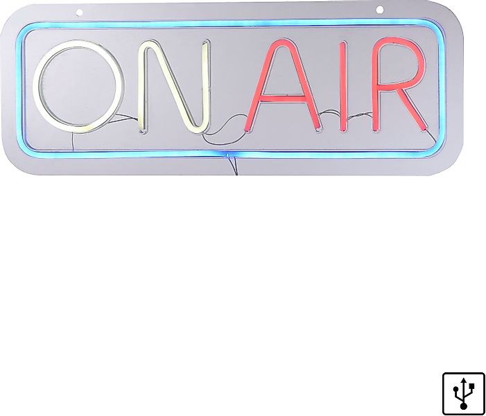 JUST LIGHT LED Wandleuchte NEON-ONAIR, LED günstig online kaufen