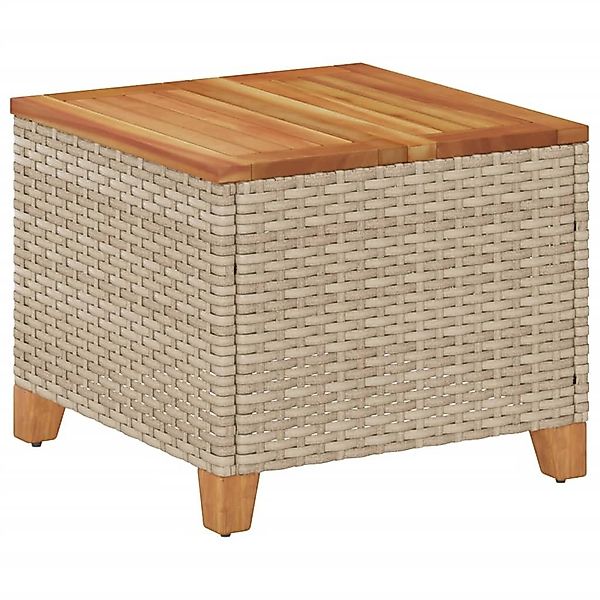 vidaXL Gartentisch Gartentisch Beige 45x45x37 cm günstig online kaufen