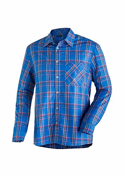 Maier Sports Funktionshemd "Claas" Herren Hemd langarm, karriertes Freizeit günstig online kaufen