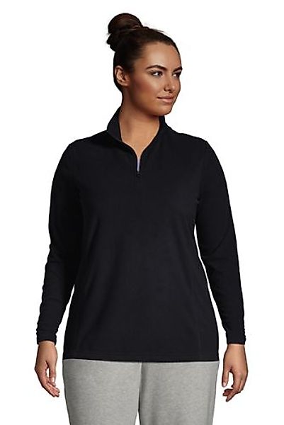 Fleece-Pullover mit Reißverschluss in großen Größen, Damen, Größe: 48-50 Pl günstig online kaufen