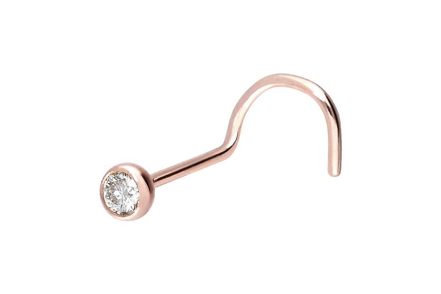 PIERCINGLINE Nasenpiercing 14/18 Karat Gold Nasenstecker günstig online kaufen