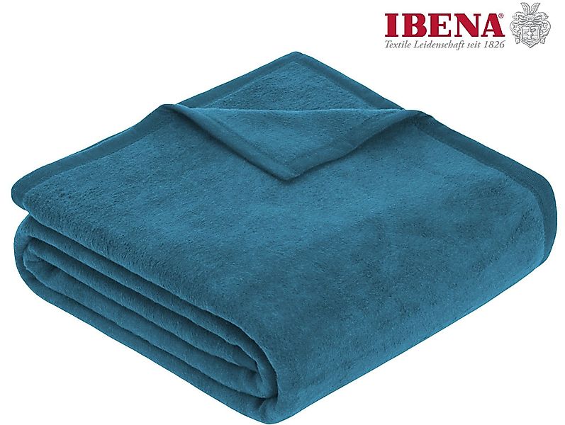 Wohndecke Luxus, IBENA, verschiedene Größen, unifarbenes günstig online kaufen