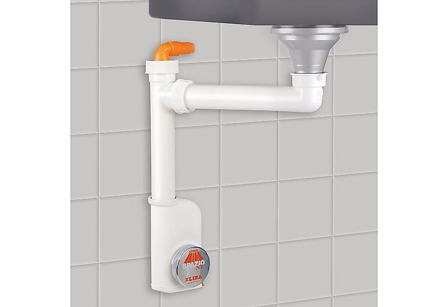 SO-TECH® Siphon Raumsparsiphon 32 - 40 mm Ablaufgarnitur f. Küche und Bad, günstig online kaufen