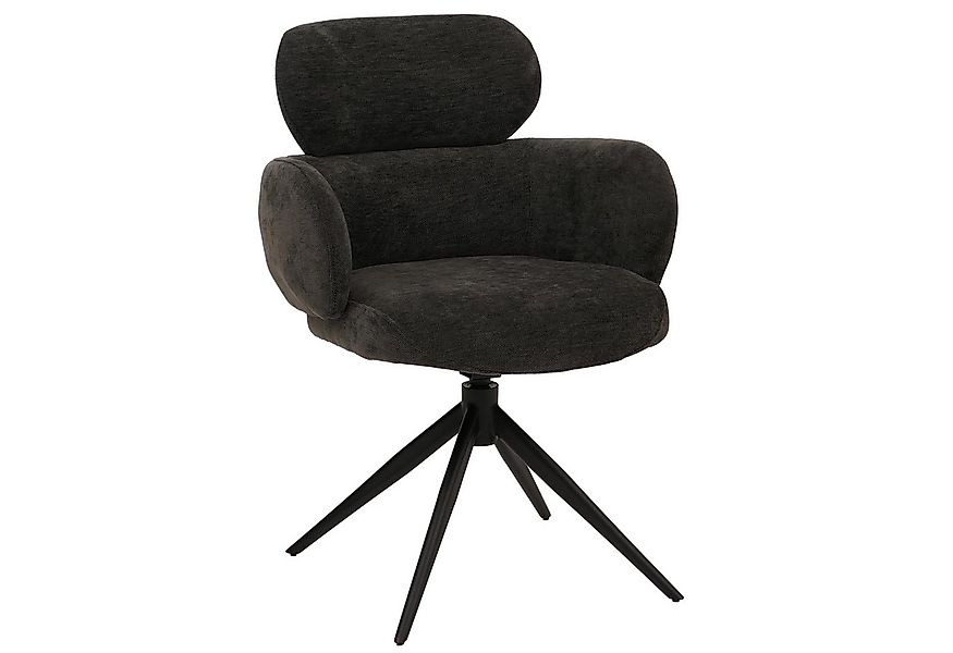 MCW Esszimmerstuhl MCW-O77 (1 St), Um 360° drehbar, Moderner Chenille Stoff günstig online kaufen