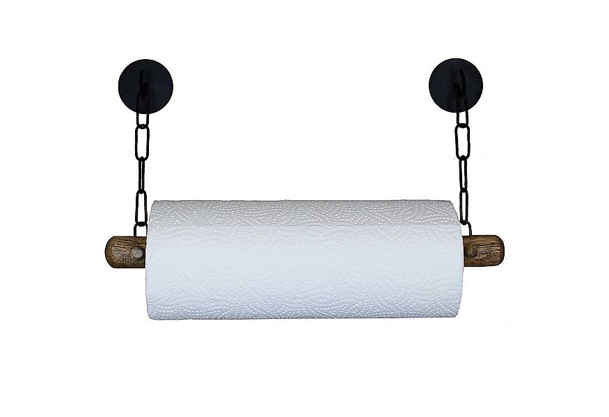 DEKAZIA Küchenrollenhalter ohne Bohren Holz Wandrollenhalter Papierrollenha günstig online kaufen