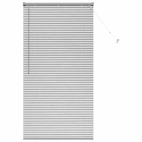 vidaXL Balkenjalousien mit Vorhängen Silber 175 x 85 cm Aluminium 42005919 günstig online kaufen