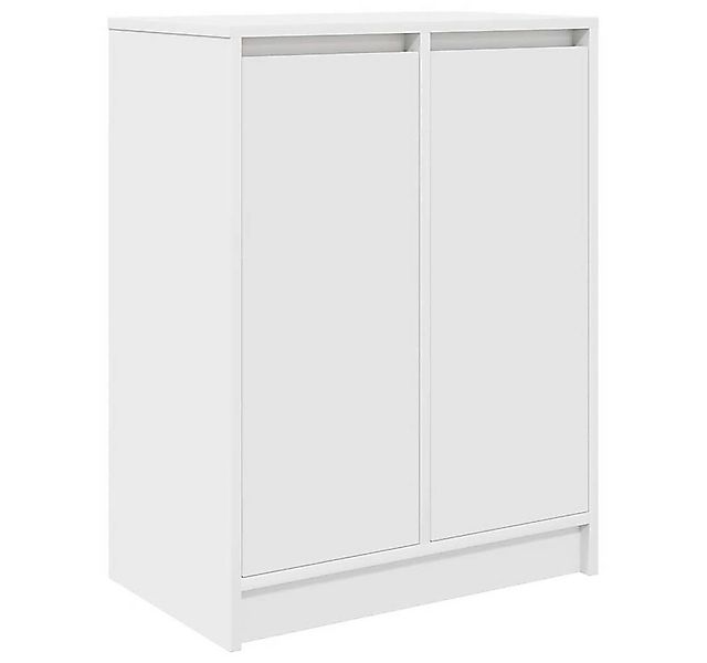 vidaXL Schuhregal Schuhschrank Weiß 57x34x76 cm Holzwerkstoff, 1-tlg. günstig online kaufen