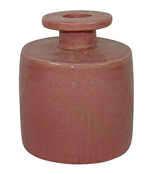 Blumenvase Keramik Rosa Handgefertigt Vase Mediterran günstig online kaufen