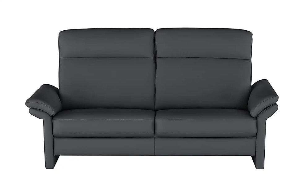 Wohnwert Einzelsofa Leder Mayla ¦ schwarz ¦ Maße (cm): B: 210 H: 109 T: 96. günstig online kaufen