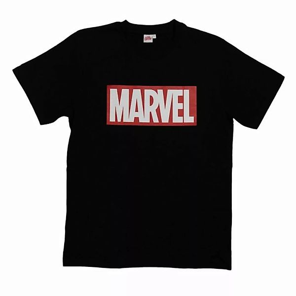 United Labels® T-Shirt Marvel T-Shirt für Herren – Logo Schwarz günstig online kaufen