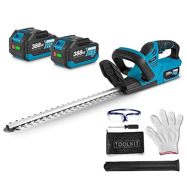 ONEVAN Akku-Heckenschere Akku-Heckenschere, 51cm, 2x Akku, günstig online kaufen