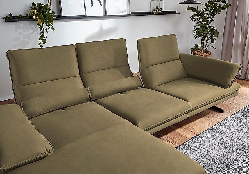 W.SCHILLIG Ecksofa »broadway, Designsofa mit tollem Sitzkomfort« Sitztiefen günstig online kaufen